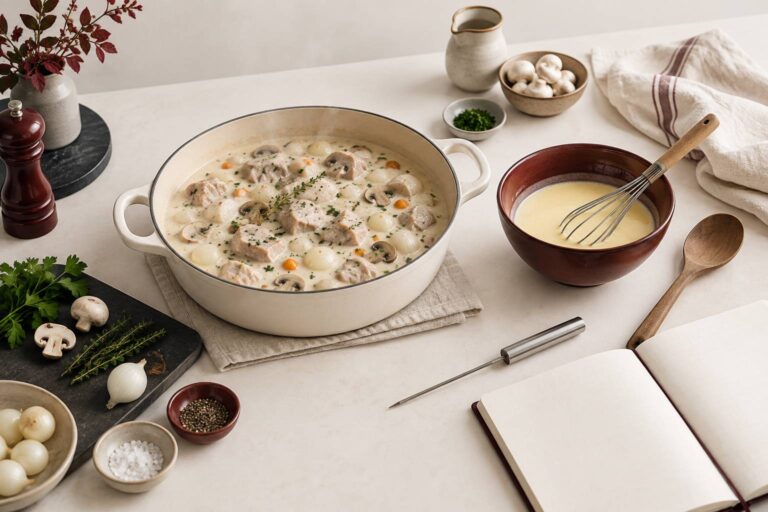 Blanquette de veau : la cuisson qui ne fait pas grainer