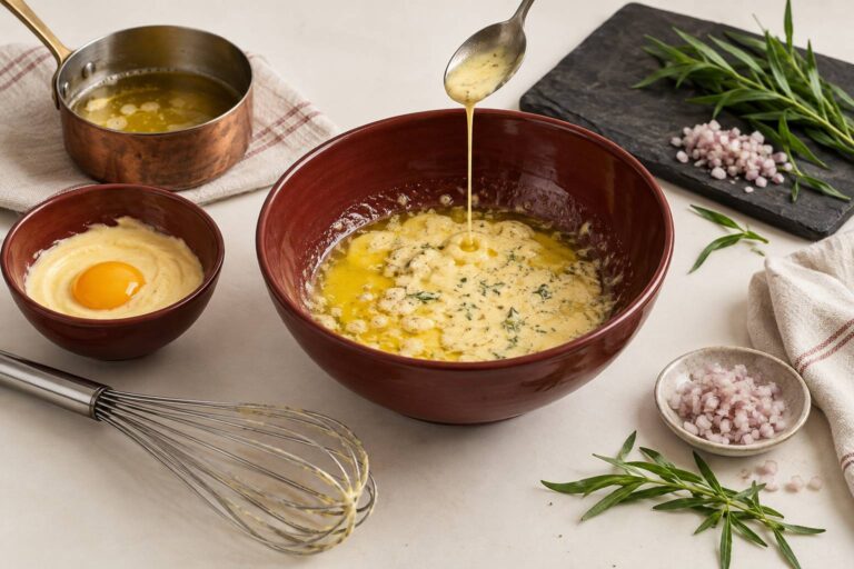 Sauce béarnaise : rattraper une émulsion qui tranche