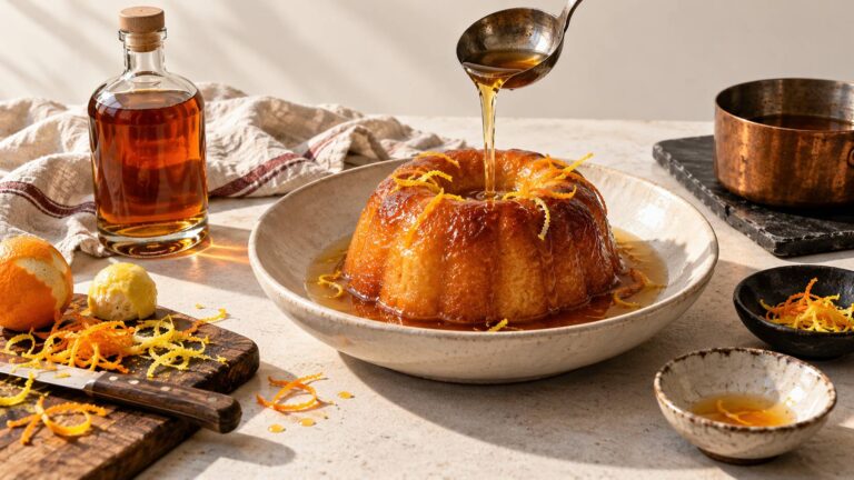 Baba au rhum : composition d&rsquo;origine et rôle du sirop