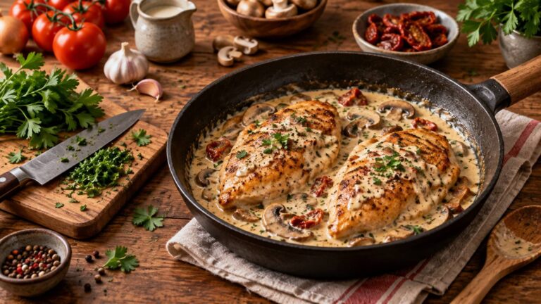 Escalope à la crème : la version de base et ses dérives
