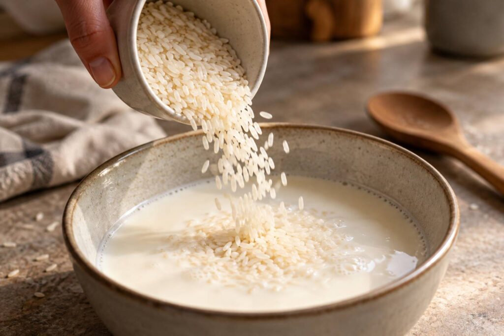 Illustration de détail sur le sujet : Riz au lait : les proportions relevées sur douze sources